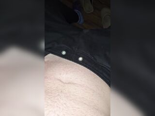 White Hirsute Man Jerks His Pretty Weenie and Undresses Lazily - PhantomGentX Homosexual Solo