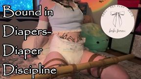 ABDL Bound in Diapers- Diaper Discipline