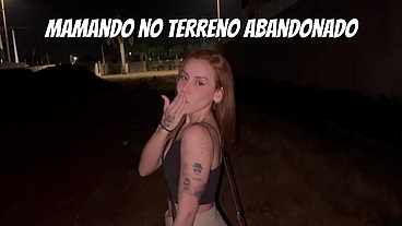 Mamando até ganhar leitinho no meio da rua
