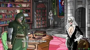 Doom takes advantage of a cowgirl's wanton desires as he hornyly