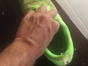 Cum on sneakers - Fan request video - Twitter