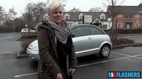 Can Everyone See my Pussy? Shameless Bree Branning Flashing and Pissing for UK-Flashers