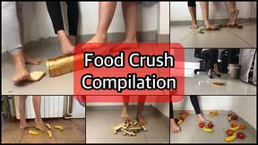 SEXY GIRLS CRUSHING FOOD UNDER THEIR FEET BEST OFF - MOV Mobile Version