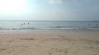 Fit Gina at the beach