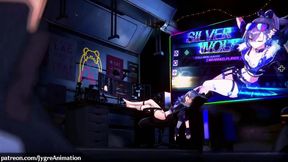 Staying overnight at Silver Wolf's place (Honkai Impact) [JygreAnimation]