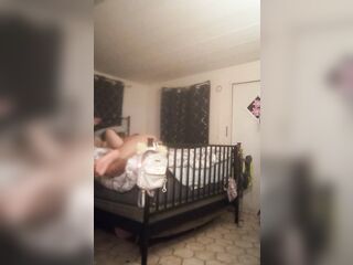 I film roommate catching me masturbating and fucking me in multiple position having multiple orgasms