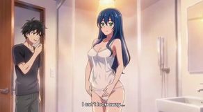 Stepbrother watch stepsister while she is taking shower 3D Anime