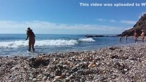 Enjoy With Me Exciting Atmosphere Of The Public Nudist Beach # Public Pee At Nudist Beach