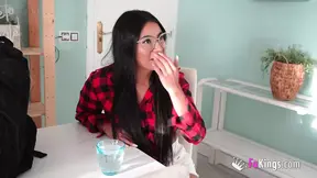 Latina babe Lara Rey gets her tight ass pierced