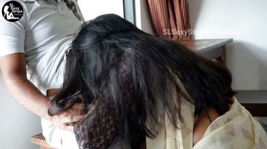 South Asian beauty seduces her partner in a private room with daring moves and deep passion