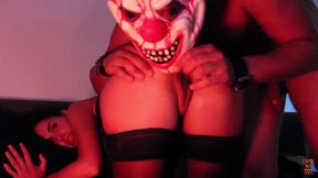 noche de halloween - terror anal - linda del sol & cris angelo
