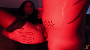 noche de halloween - terror anal - linda del sol & cris angelo