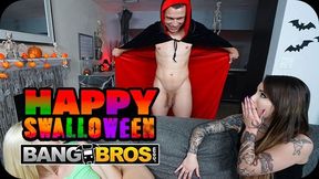 Valerica Steele And Kay Lovely Summon The Fang Bros For A Legendary Halloween Fuckfest