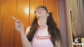 Halloween costume Day 5: Student smoking