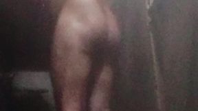 Morning shower ass