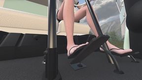 1967 VW Bus Cranking Template - Bridget in Flip Flops 1080p