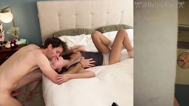 Split-Screen Heat: Tiny Baisie’s Wild Ride on Huge Cock – Deepthroat to Rough Sex and Loving Cuddles