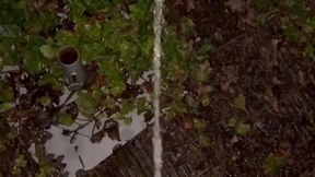 Teen girl urinates outside in cold &mdash;  steam rises from her