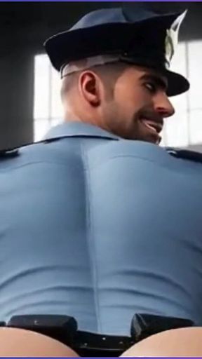 Police Officers Engage in Wild Anal Sex with Each Other Inside the Police Station!