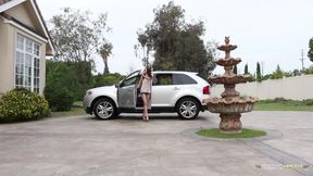 Catching the erotic brunette flicking the bean leads to a deep and intense pounding session