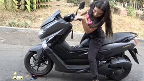 Motorcycle Crush Tiny Toys Destroyed Under Heavy Tires