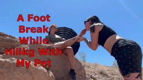 A Foot Break While Hiking With My Pet Raven Vice And Autumn Bodell Lesbian Foot Worship Foot Domination Goddess Feet Foot Licking Foot Slave Training MOBILE