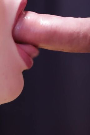 Closeup Blowjob Cum Swallow