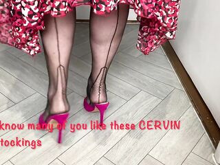 Mrs Aged Feet is just being a tease...