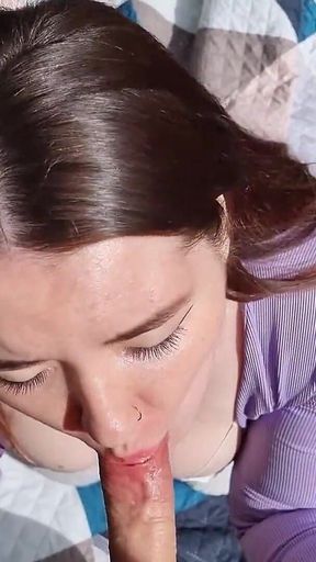 Sun Forest Hot 18old Babe Sucks Dick and Gets Outdoor Fuck