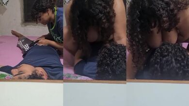 stepmom wakes me up with hot sex