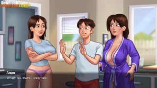 Summertime Saga v21 - Debbie Kissing Scenes