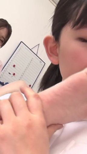 Pantyhose, Sweaty Feet, and Drool: Nurse Airu Hashino Buries Herself in Her Coworker Seira Hoshisaki’s Scent