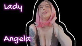 Lady Angela seductive jerk off encouragement