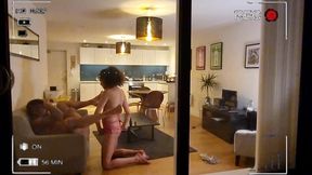 caught on cctv danny fucks young trans girl at home and cctv caught all the action