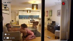 caught on cctv danny fucks young trans girl at home and cctv caught all the action