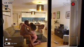 caught on cctv danny fucks young trans girl at home and cctv caught all the action
