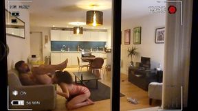 caught on cctv danny fucks young trans girl at home and cctv caught all the action