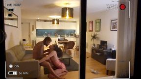 caught on cctv danny fucks young trans girl at home and cctv caught all the action