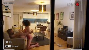 caught on cctv danny fucks young trans girl at home and cctv caught all the action