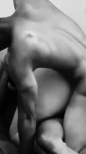 Cuckold with Slowmotion - Cheating Wife In Threesome With Two Brunettes BBC   Clip 1