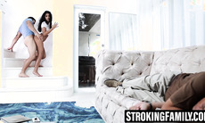 Claire Black doggystyled by hunky stepuncle