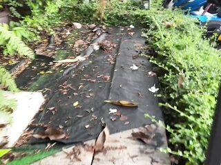 Забрался в окно к незнакомке, пока она отдыхала и трахнул её