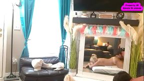 Young professional breaks my back in after he eats me