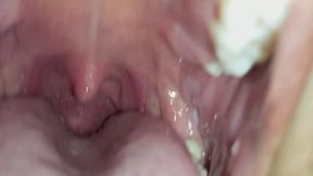 Wet mouth - uvula fetish