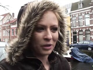 Wicked Dutch blond teen with marvelous body drilled hard!