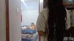 my wife goes to the store and i fuck her stepsister for her big ass, rich sex