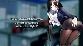 The Buttslut Secretary Can't Be This Lewd! (Anal ASMR)