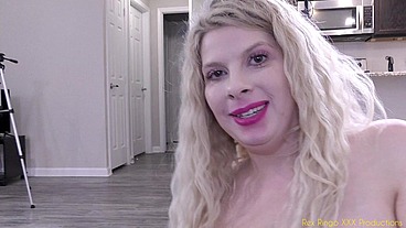 Legendary Pornstar Kinzy Jo 4 Months Pregnant Swallows My Cum