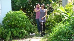 Cheating MILF Sheena Ryder gets rough outdoors
