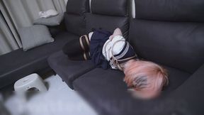hui55-hogtied bondage for an hour
